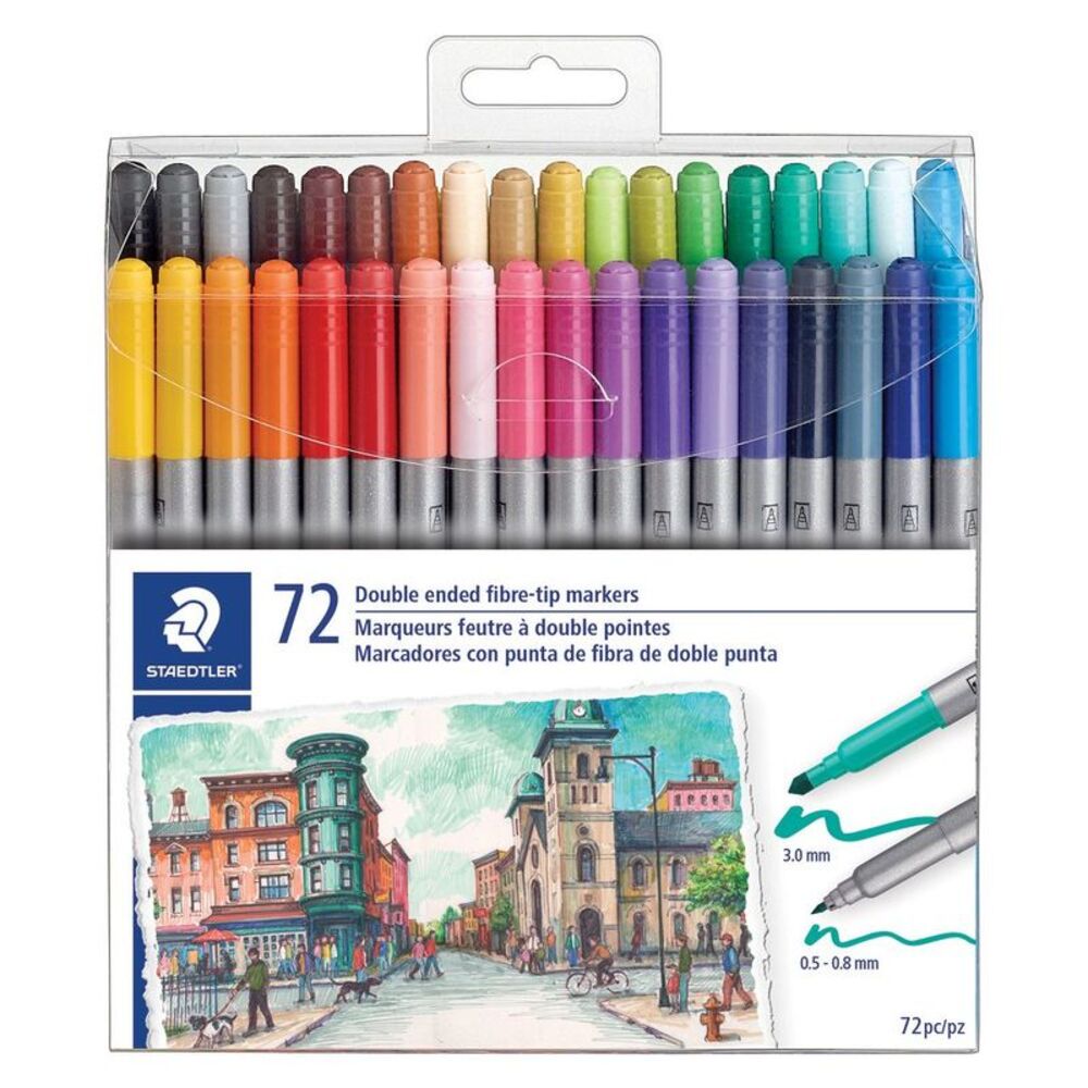 72ct Twin Tip Markers -